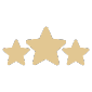 Ícone de três estrelas